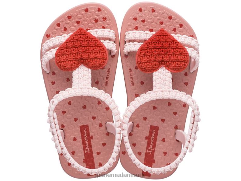 Ipanema b mit første hjerte 21 babyer fodtøj rødme rød 6HBZ0408