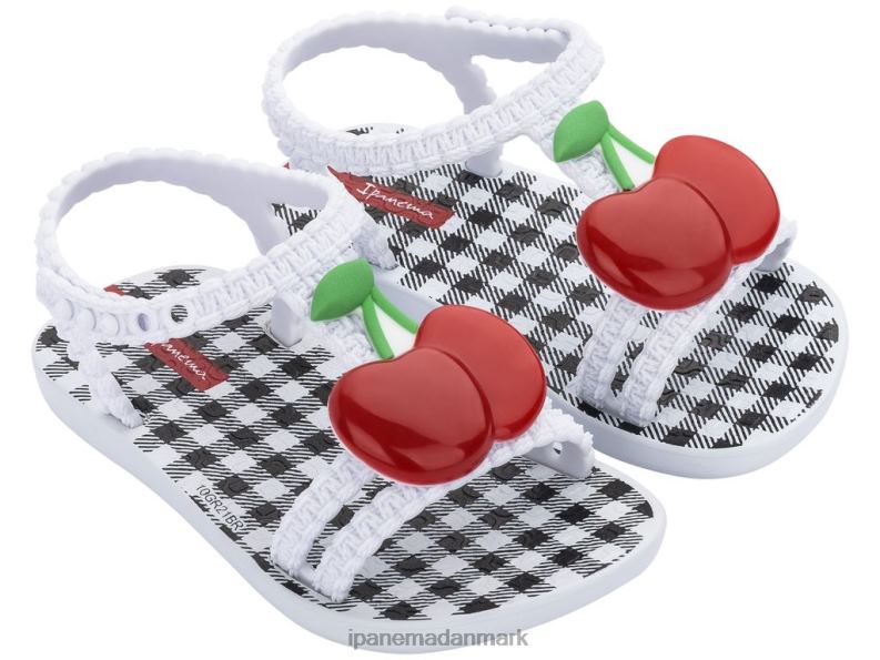 Ipanema b mit første kirsebær babyer fodtøj hvid kontrast 6HBZ0373