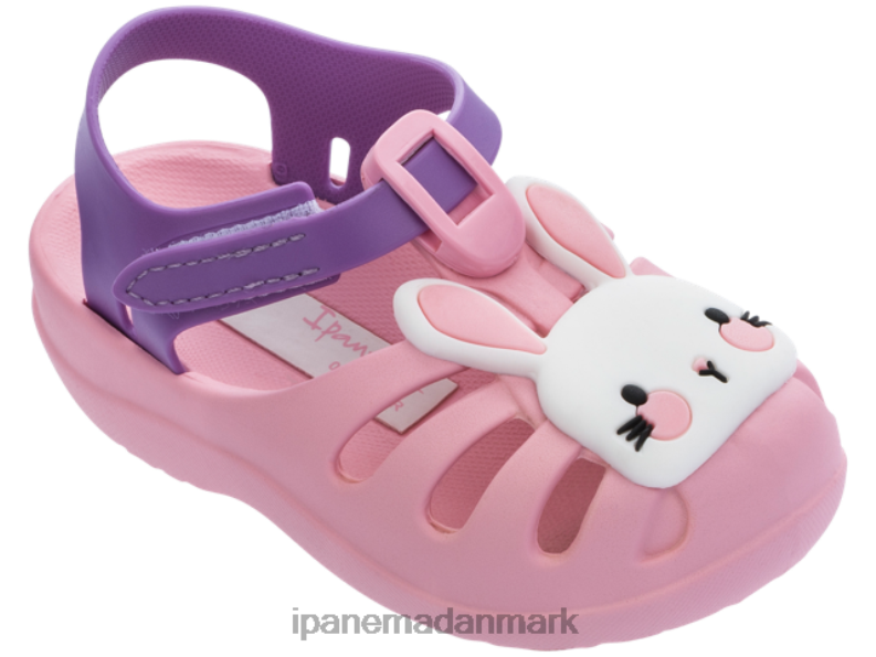 Ipanema b sommer træ babyer fodtøj lyserød kanin 6HBZ0386