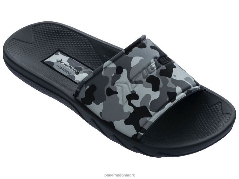 Ipanema k camo slide børn fodtøj sort 6HBZ0382