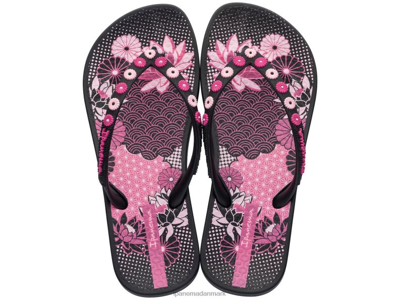 Ipanema k anatomica dejlig børn fodtøj dejlig sort 6HBZ0426