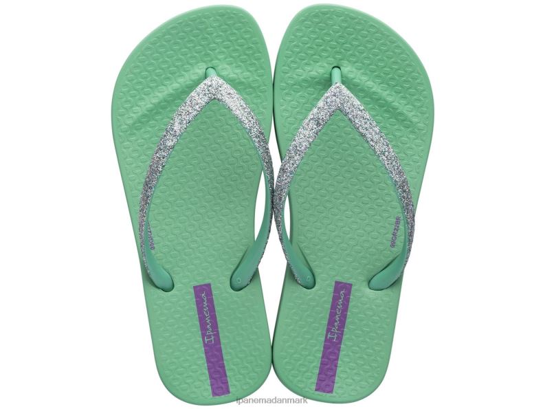 Ipanema k anatomisk børn fodtøj glitter mynte 6HBZ0318