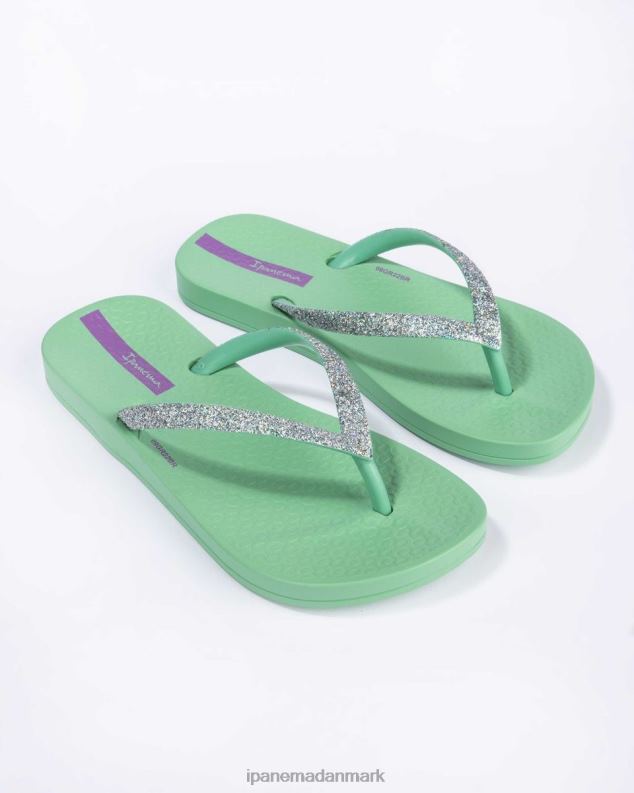 Ipanema k anatomisk børn fodtøj glitter mynte 6HBZ0318