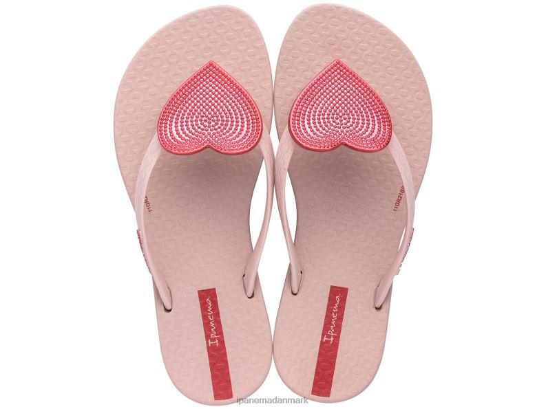 Ipanema k maxi hjerte børn fodtøj rød blush prik 6HBZ0341