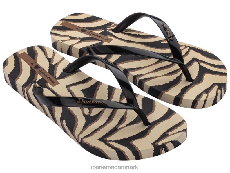 Ipanema animalsk camo print Kvinder fodtøj sort 6HBZ0169