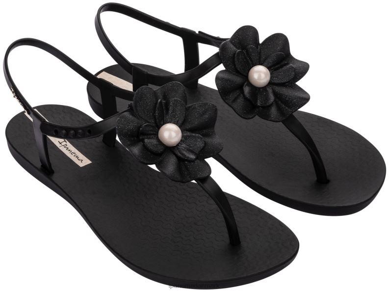 Ipanema flora sandal Kvinder fodtøj sort perle 6HBZ060