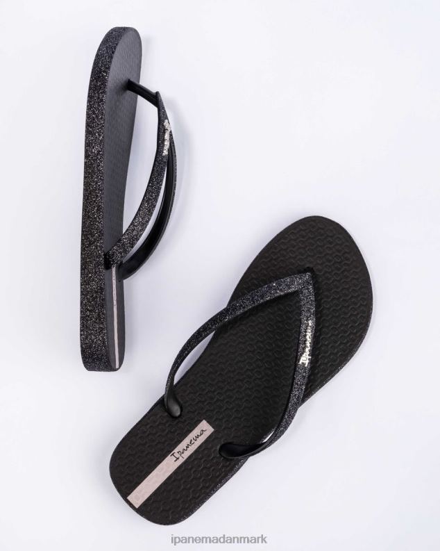 Ipanema maxi glød glitter Kvinder fodtøj sort 6HBZ078