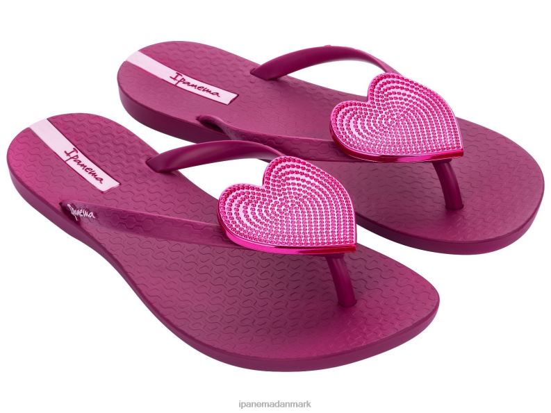 Ipanema maxi hjerte Kvinder fodtøj fuchsia prik 6HBZ0206