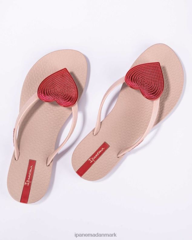 Ipanema maxi hjerte Kvinder fodtøj rød blush prik 6HBZ0208